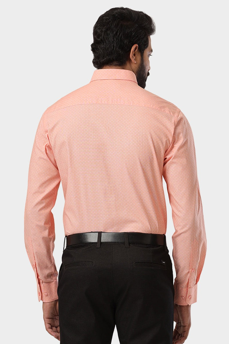 Orlando - Light Orange Casual Shirts for Men | Ariser