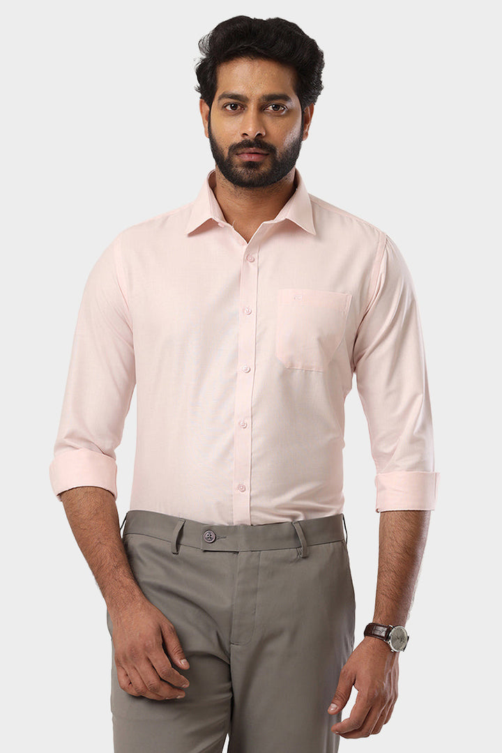 Super Soft -  Lemonade Pink Formal Shirts for Men | Ariser