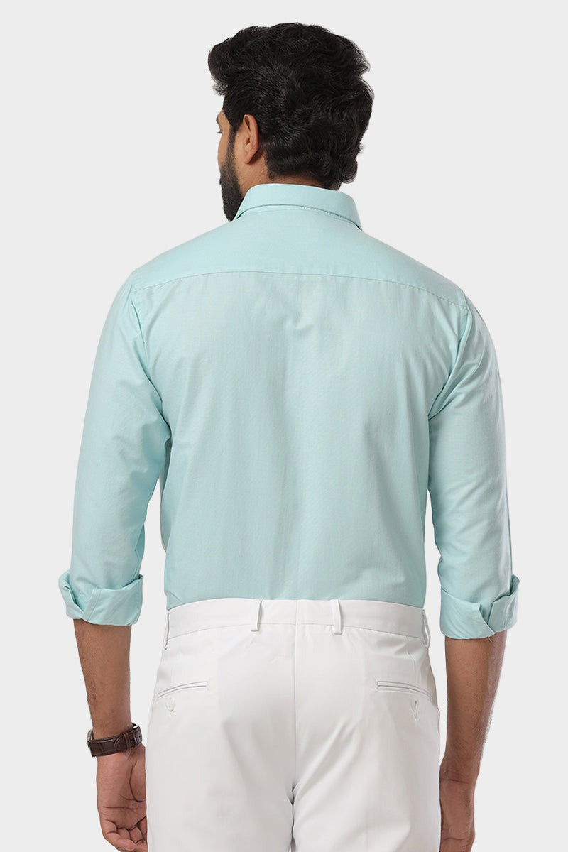 Super Soft - Mild Blue Formal Shirts for Men | Ariser