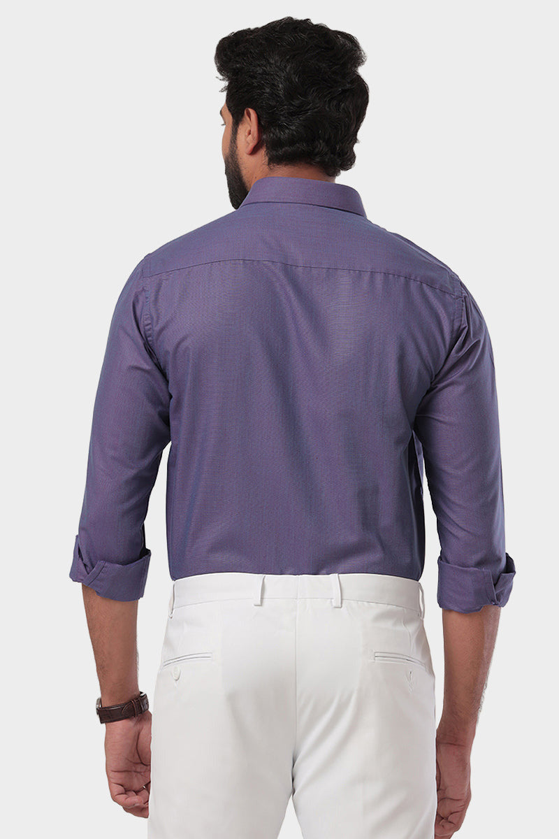 purple dress shirt what color pants Joseph Abboud Classic Fit Solid Shirt, Lavender - The lightweight Purple Shirt Combination Pant |