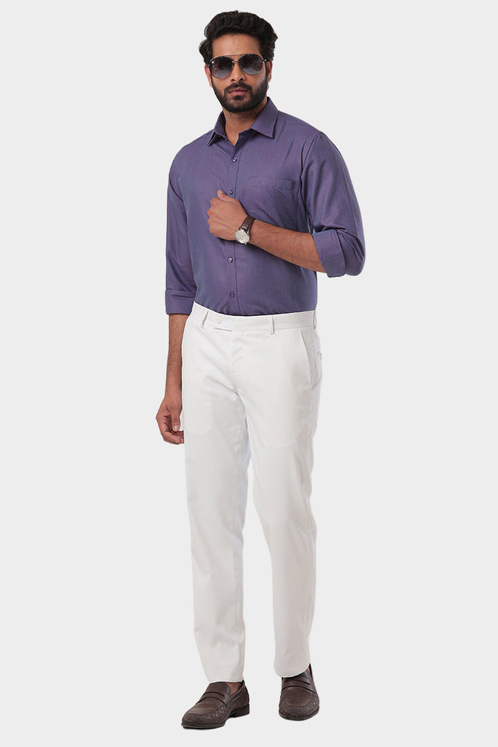 Super Soft - Iris Purple Formal Shirts for Men | Ariser