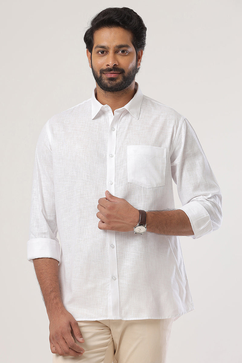 Formal white shirts for men