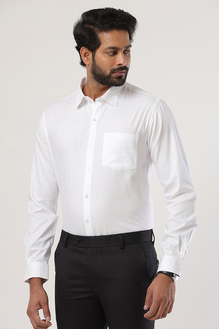 Formal white shirts for men