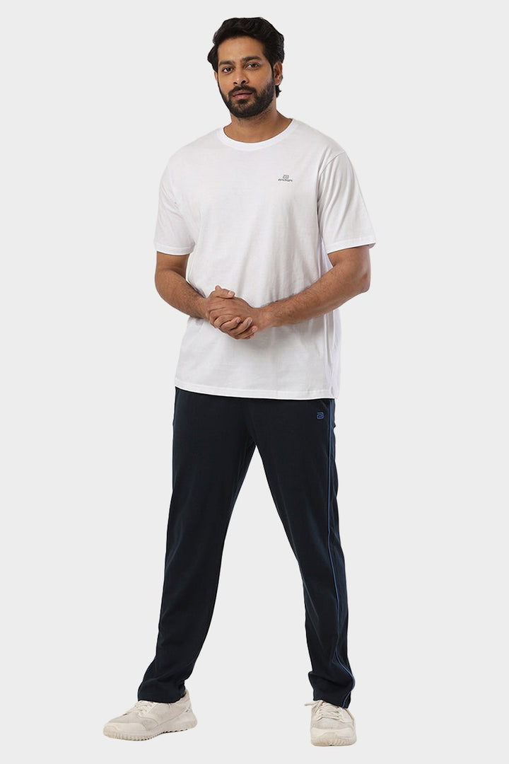 Round Neck - White Solid T-Shirts For Men | Ariser