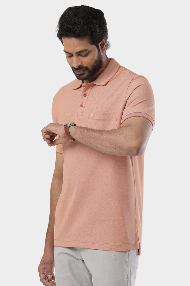 Golf Polo  -  Orange T-Shirts For Men | Ariser