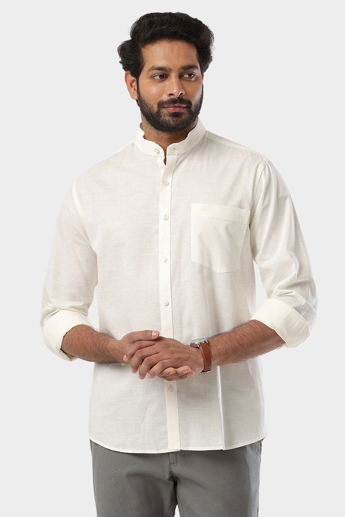 Neo - Off White Formal Shirt For Men | Ariser – Uathayam