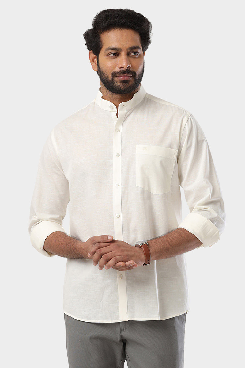 Men's breathable cotton dress shirts