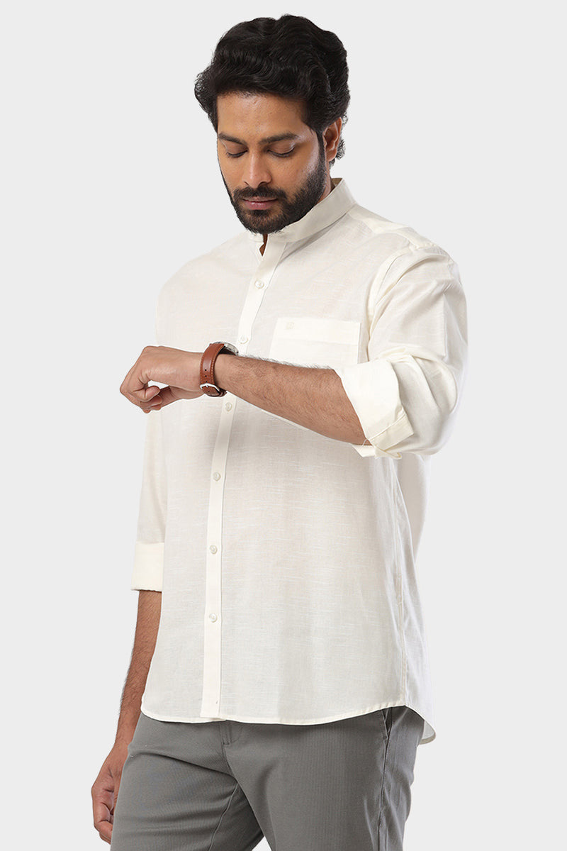 Neo - Off White Formal Shirt For Men | Ariser