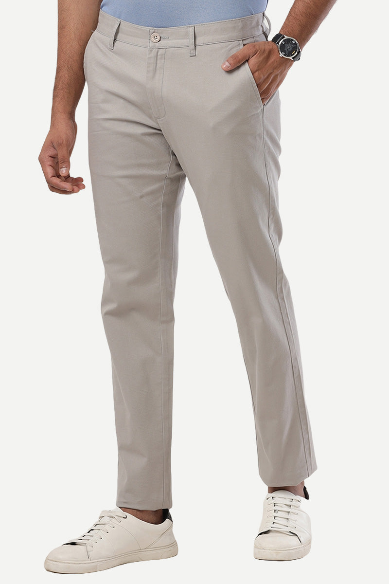 Monaco - Steel Grey Trouser For Men | Ariser