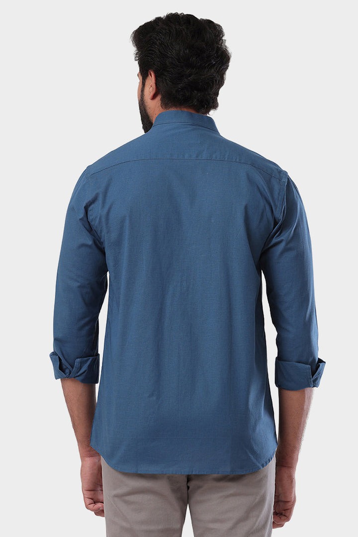 Neo - Blue Formal Shirt For Men | Ariser