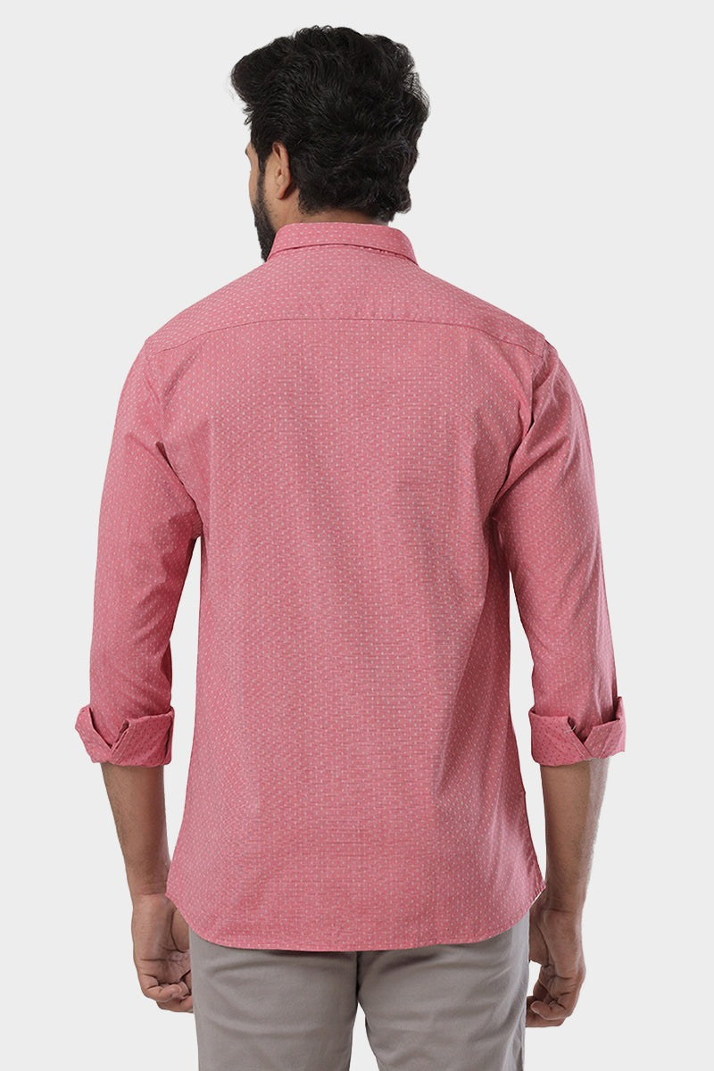 Orlando - Soft Red Casual Shirts for Men | Ariser