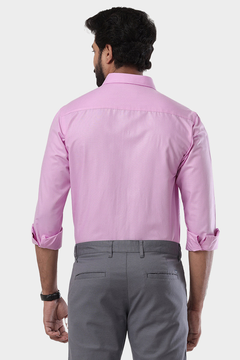 Super Soft -Taffy Pink Formal Shirts for Men | Ariser