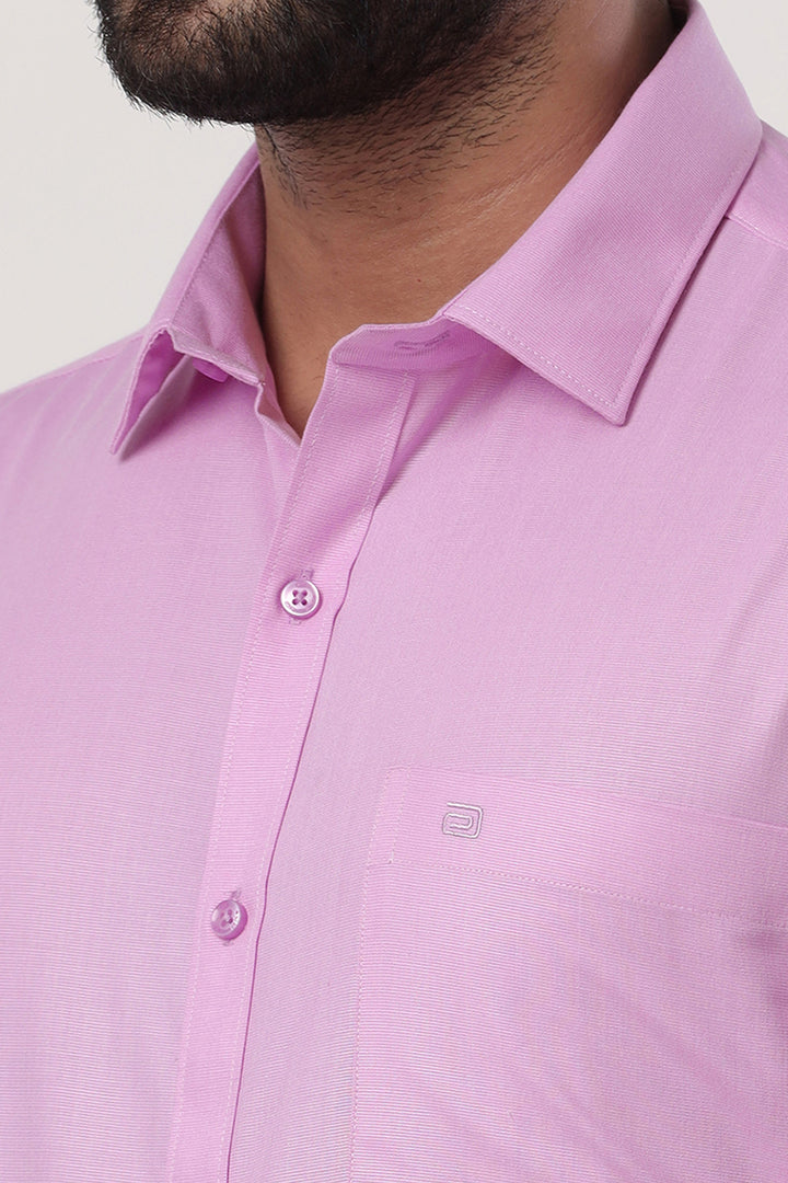 Super Soft -Taffy Pink Formal Shirts for Men | Ariser