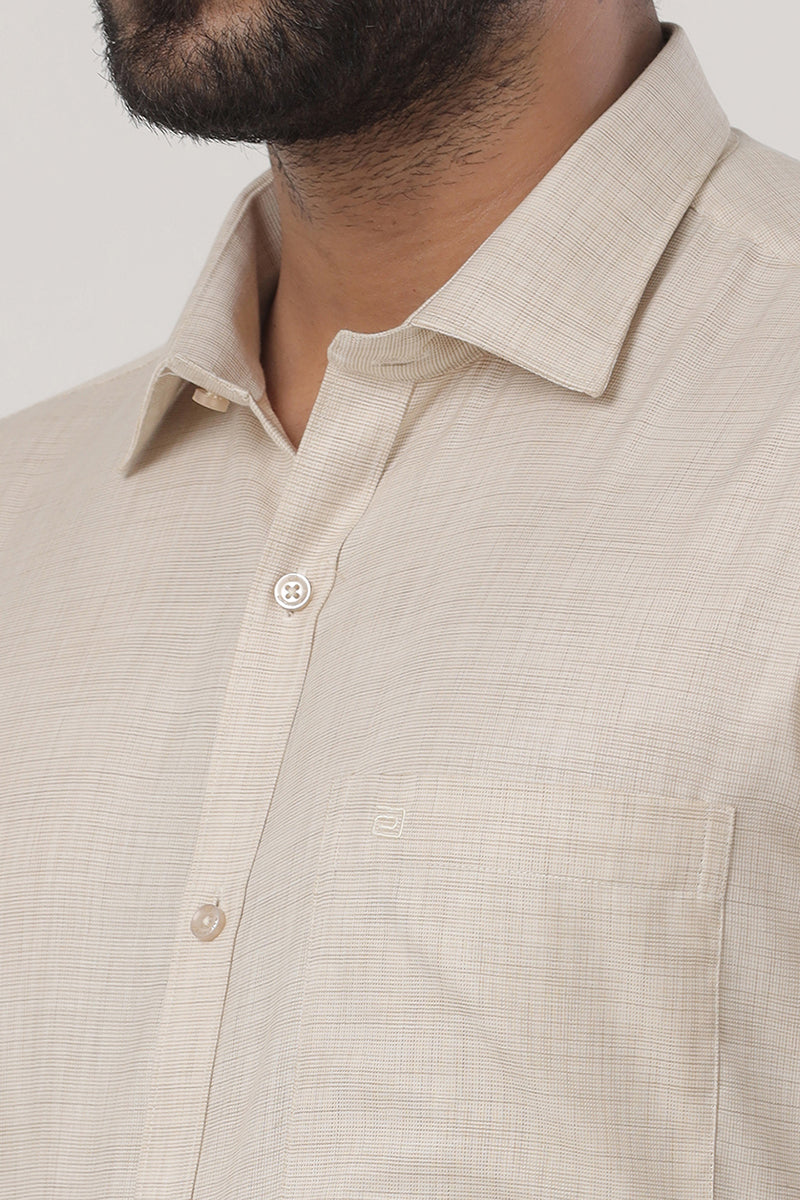 Cardiff - Gray Formal Shirt For Men | Ariser