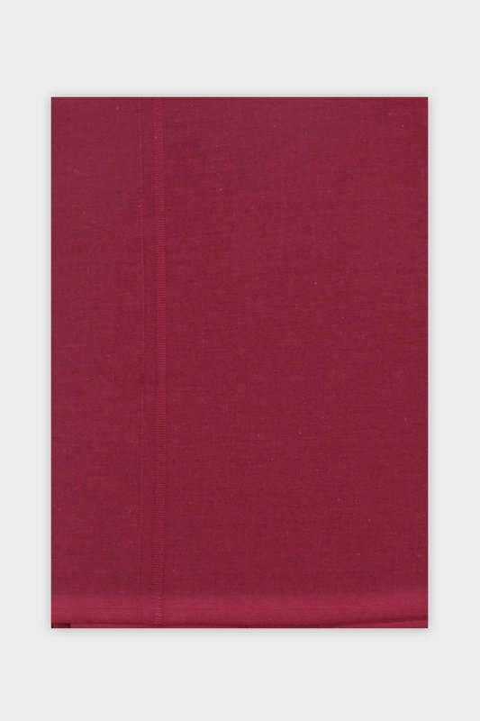 Vasan - Maroon Devotional Single Dhoti For Men | Uathayam