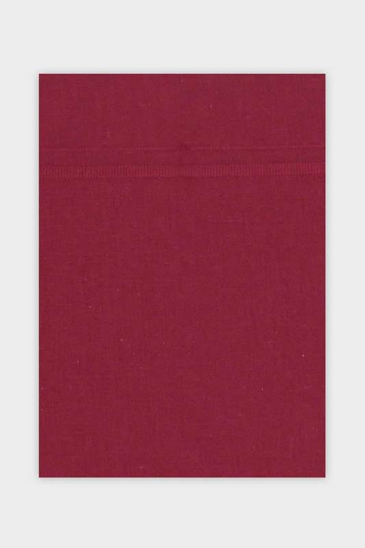 Vasan - Maroon Devotional Single Dhoti For Men | Uathayam