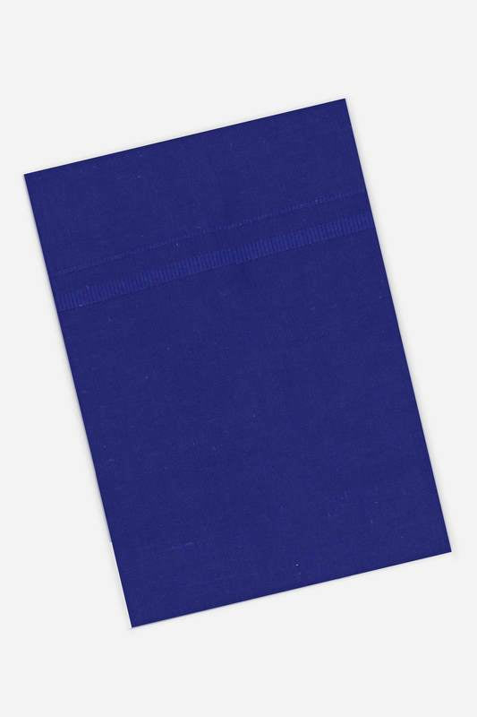 Vasan - Royal Blue Devotional Single Dhoti For Men | Uathayam