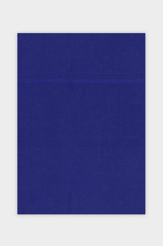 Vasan - Royal Blue Devotional Single Dhoti For Men | Uathayam