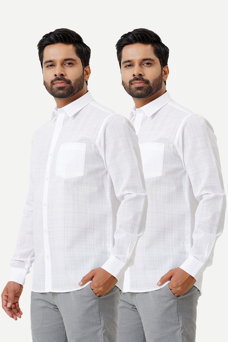 White shirt for men