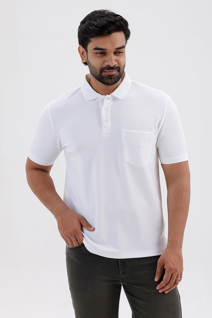 Men's Cripe Polo White T-Shirt