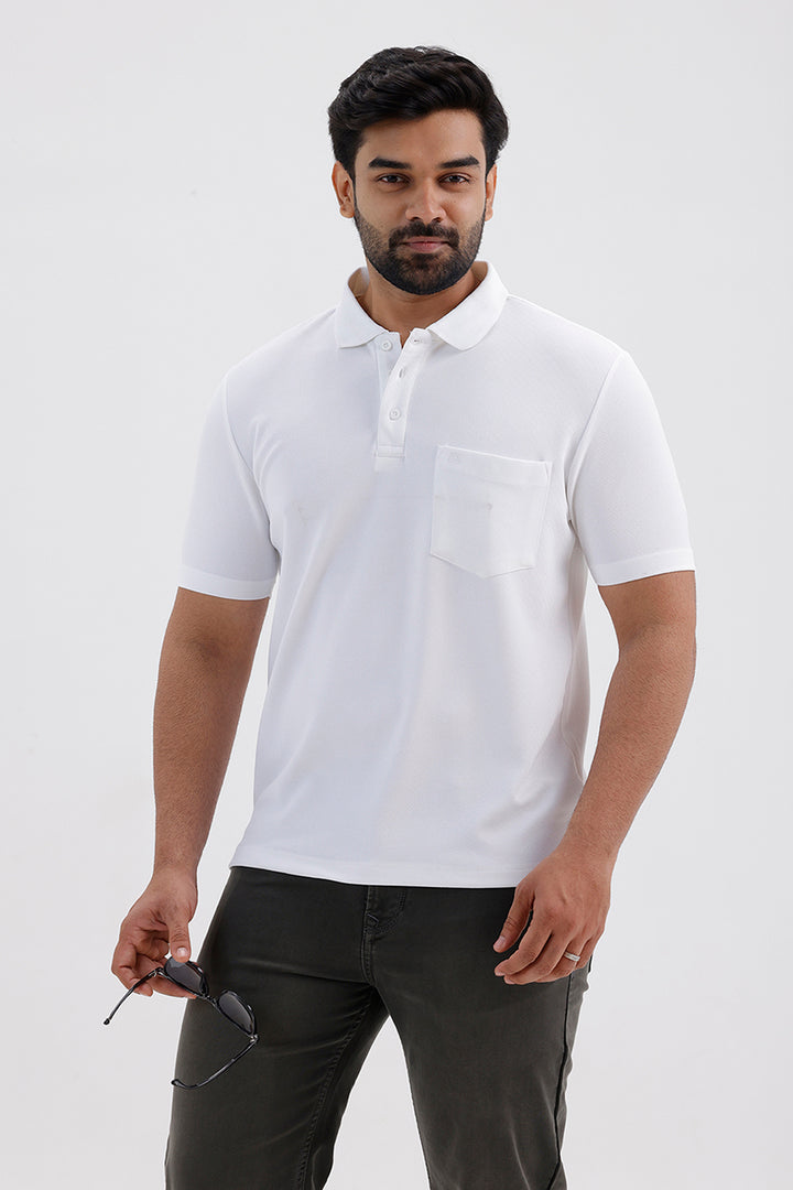 Cripe Polo Men's White Cotton T-Shirt