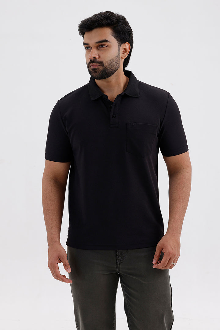 Cripe Polo Black T-Shirt for Men | Ariser