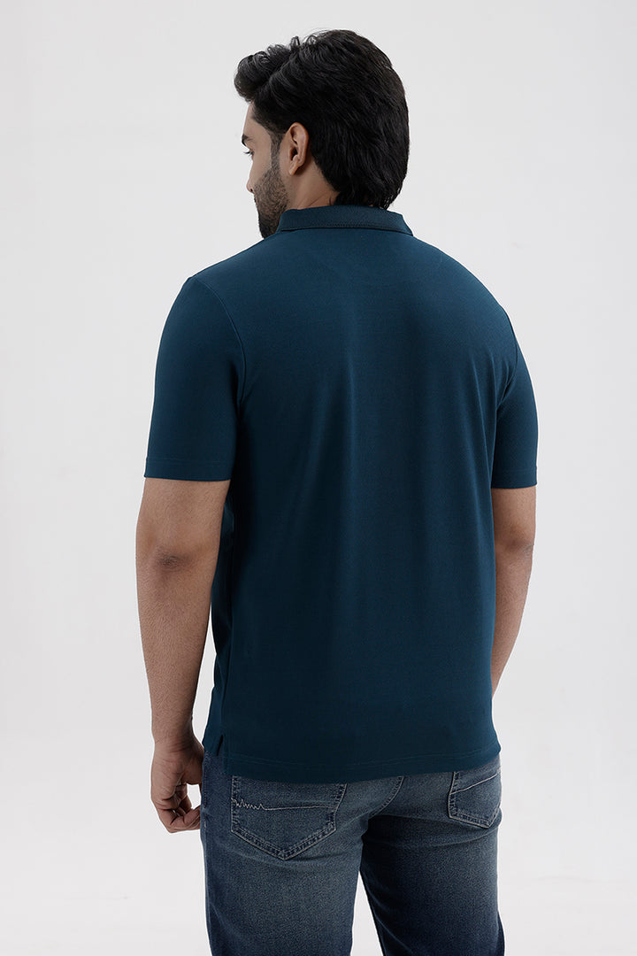 Dark Steel Blue Cripe Polo T-Shirt for Men by Ariser