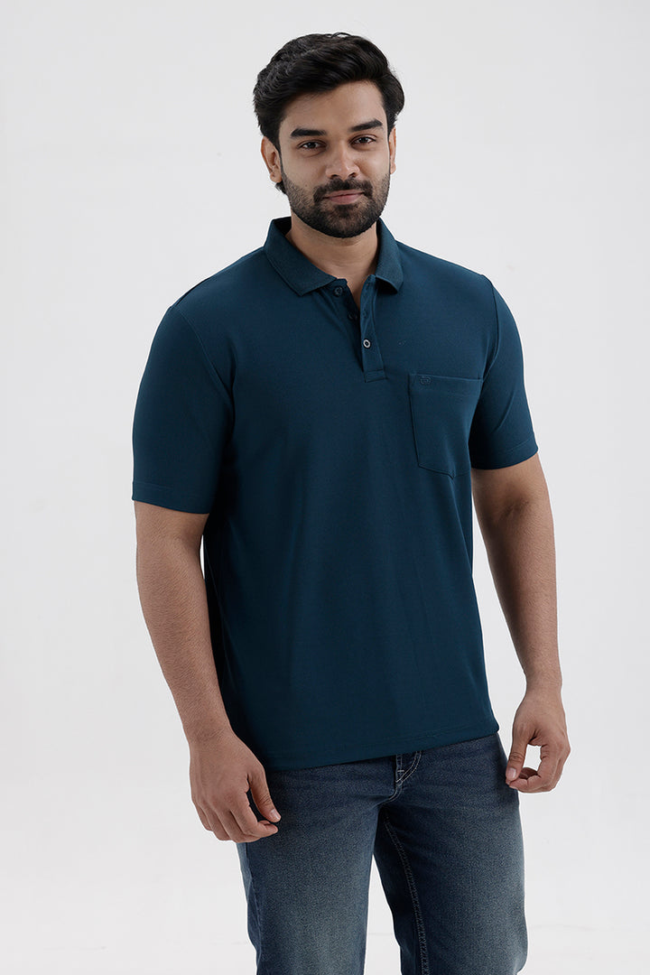 Cripe Polo Dark Steel Blue T-Shirt for Men | Ariser