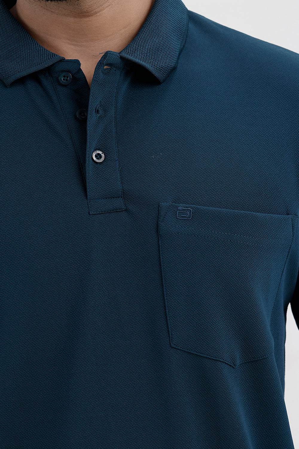 Men's Cripe Polo Dark Steel Blue T-Shirt
