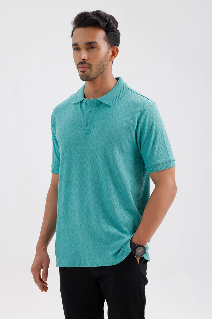 Stylish Fresh Jade Fashion Polo Men's T-Shirt
