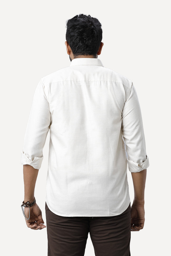 Armani - Light Beige Formal Shirts for Men | Ariser