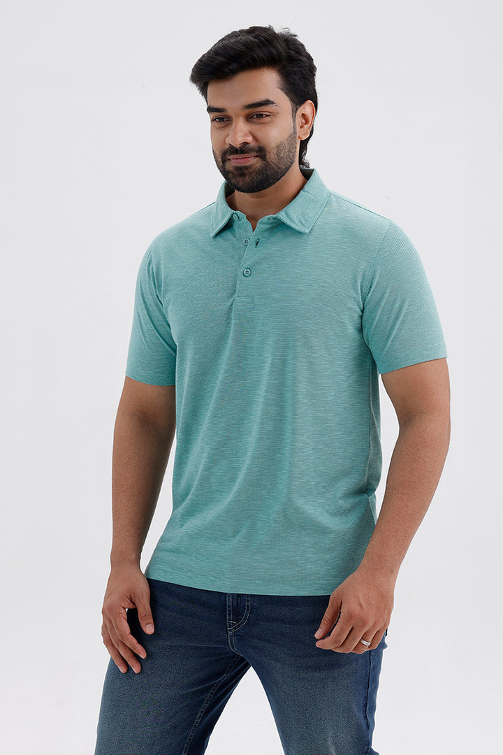 Mint Aqua Green Polo T-Shirt for Men by Kent Polo