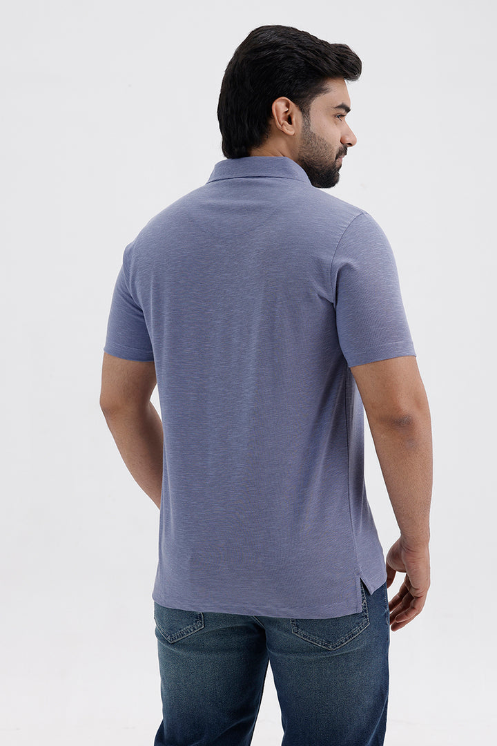Stylish Dusty Blue Kent Polo Men's T-Shirt