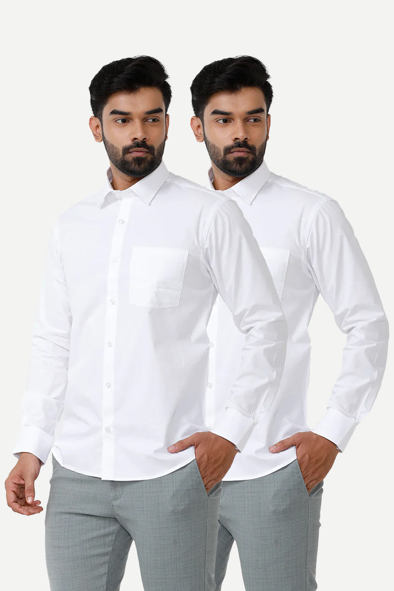 White shirt for men