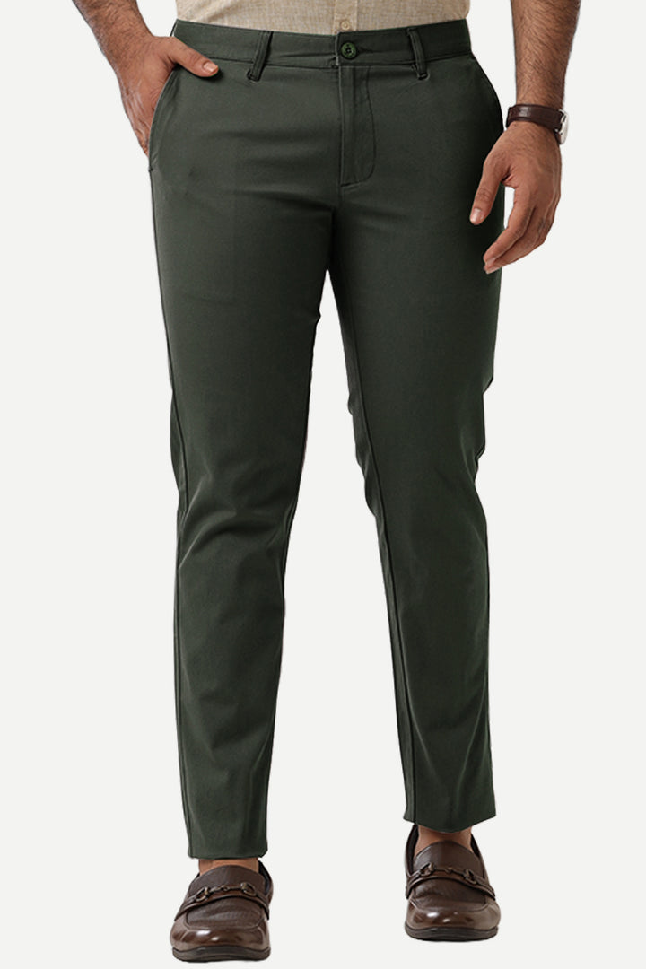 Monaco -  Deep Green Trouser For Men | Ariser