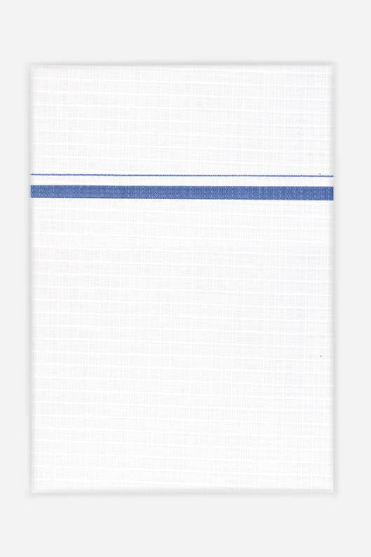 Nikon - Blue Single Fancy Border Dhoti For Men | Uathayam