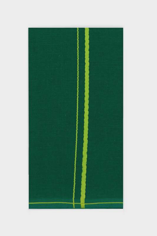 Sastha Kavi Towel SB - Green Devotional Towels For Men | Uathayam