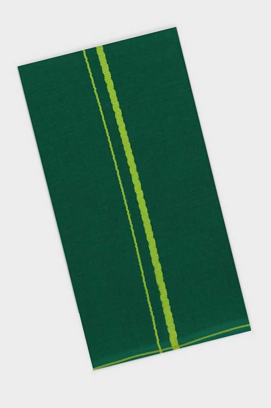 Sastha Kavi Towel SB - Green Devotional Towels For Men | Uathayam