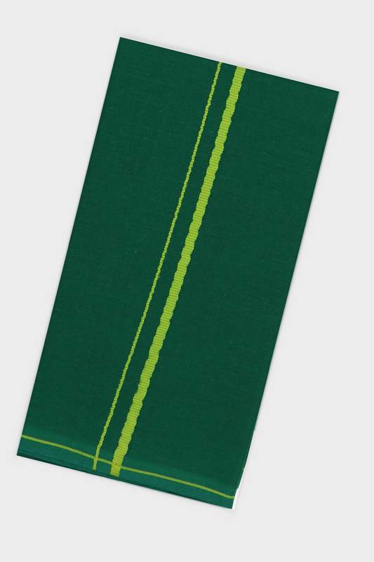 Sastha Kavi Towel SB - Green Devotional Towels For Men | Uathayam