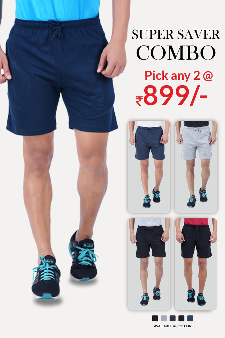 Pick Any 2 - Shorts Combo For Mens | Ariser