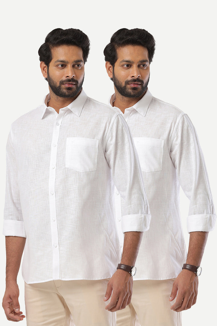 White shirt for men