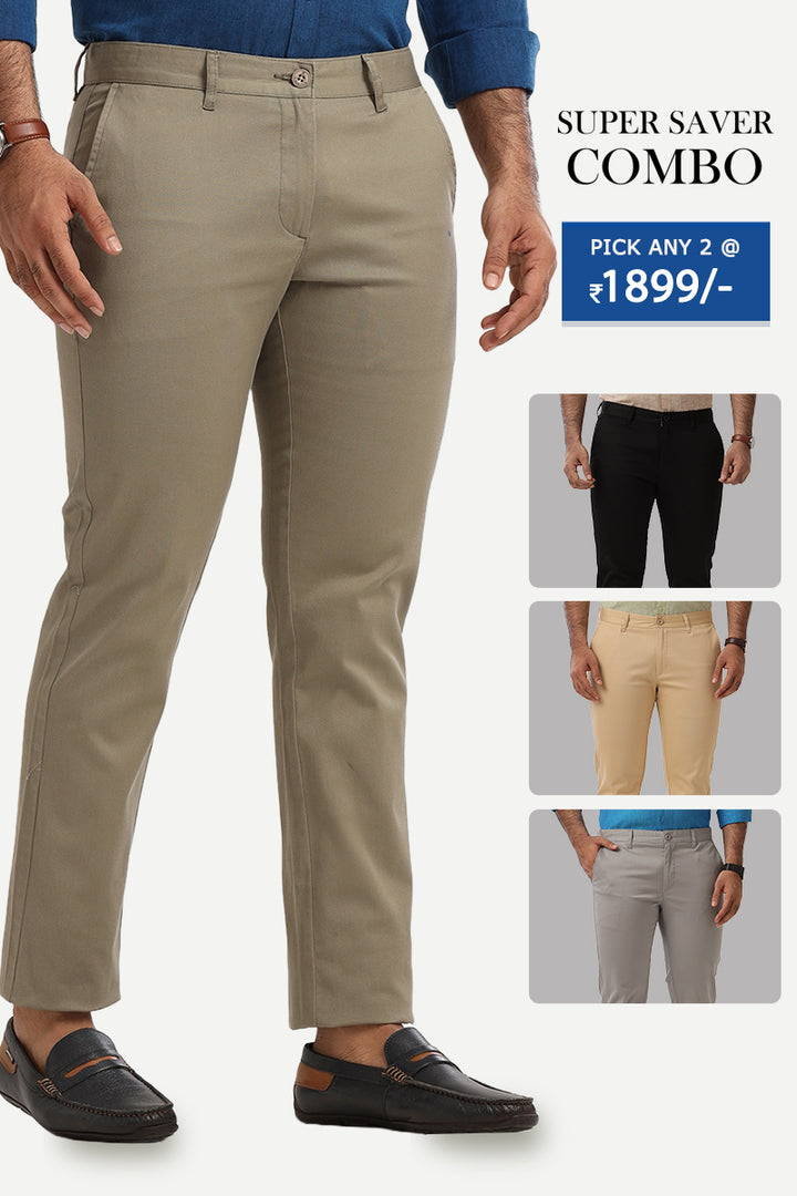 Pick Any 2 - Monaco Combo Trouser For Mens | Ariser