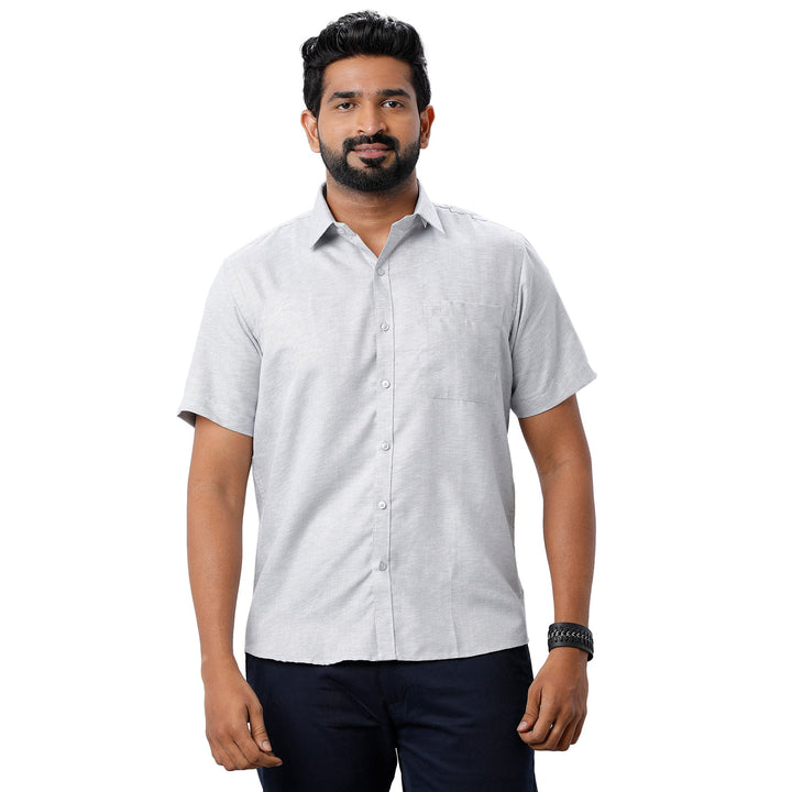 ARISER Armani Cotton Solid Color Slim Fit Formal Shirt for Men (Pack of 1)