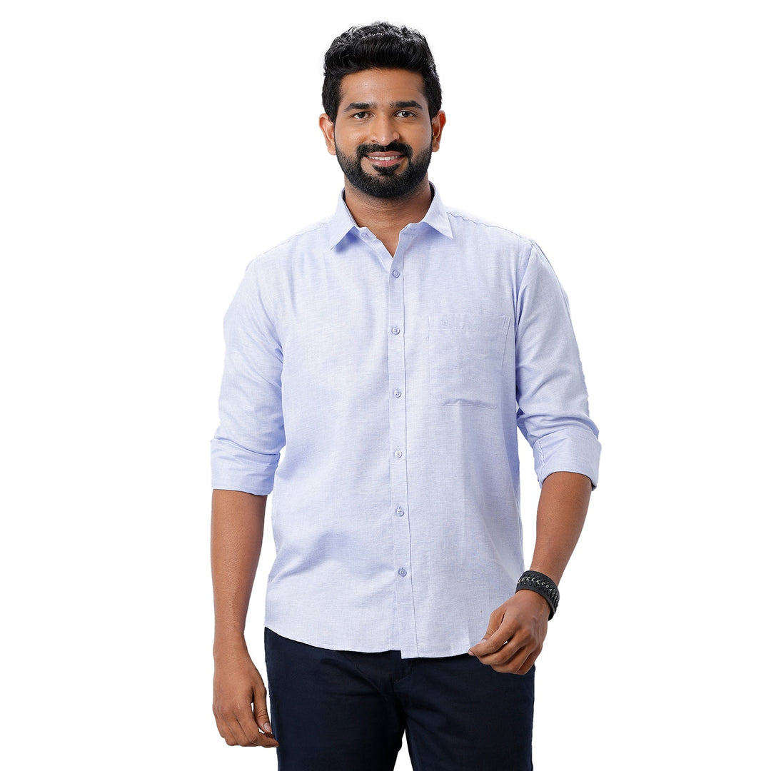 ARISER Armani Cotton Solid Color Slim Fit Formal Shirt for Men (Pack of 1)