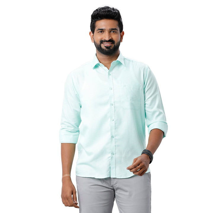 ARISER Armani Cotton Solid Color Slim Fit Formal Shirt for Men (Pack of 1)