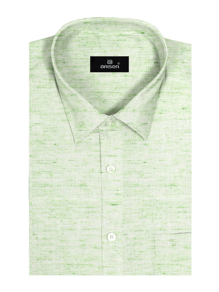 Ariser Kashmir Cotton Solid Slim Fit Formal Shirt For Men (Pack Of 1)