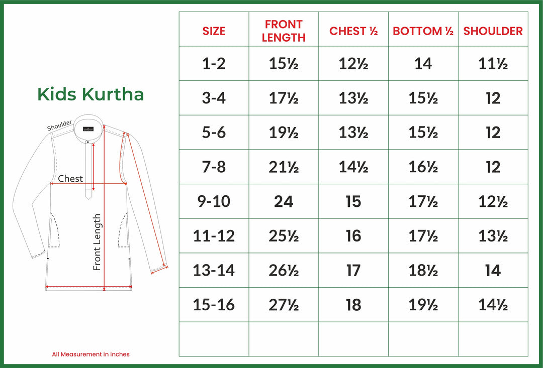 UATHAYAM Exotic Kurta Cotton Rich Full Sleeve Solid Regular Fit For Kids (Light Green)